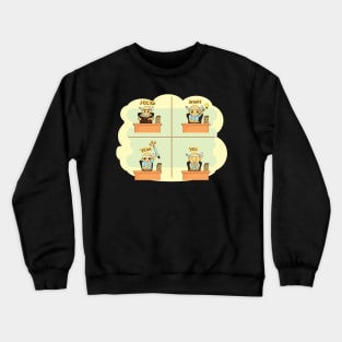 school at home story Crewneck Sweatshirt